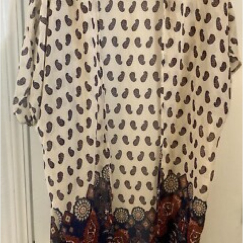 Live 4 Truth Cream and Blue Kimono